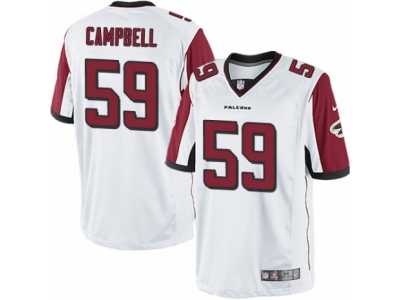 Men's Nike Atlanta Falcons #59 De'Vondre Campbell Limited White NFL Jersey