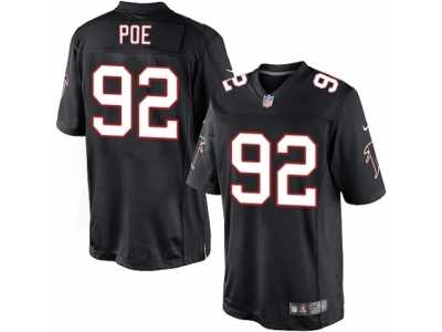 Men's Nike Atlanta Falcons #92 Dontari Poe Limited Black Alternate NFL Jersey