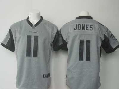 Nike Atlanta Falcons #11 Julio Jones Gray Gridiron jerseys(Limited)