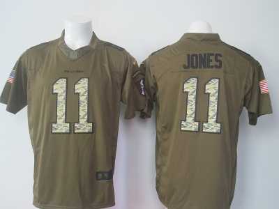 Nike Atlanta Falcons #11 Julio Jones Green Salute To Service Jerseys(Limited)