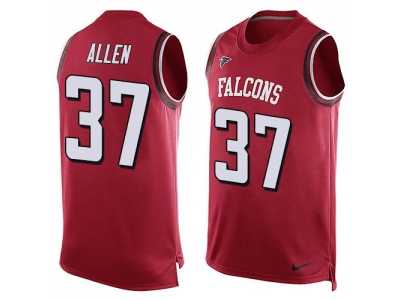 Nike Atlanta Falcons #37 Ricardo Allen Red Team Color Men's Stitched NFL Limited Tank Top Jersey