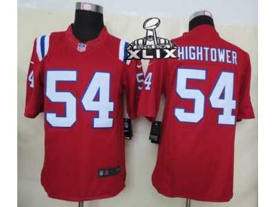 2015 Super Bowl XLIX Nike New England Patriots #54 Dont a Hightower red Jerseys[Limited]