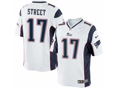 Men's Nike New England Patriots #17 Devin Street Limited White NFL Jersey