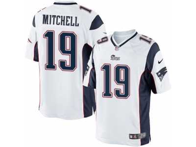 Men's Nike New England Patriots #19 Malcolm Mitchell Limited White NFL Jersey