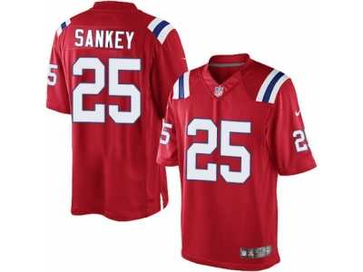 Men's Nike New England Patriots #25 Bishop Sankey Limited Red Alternate NFL Jersey