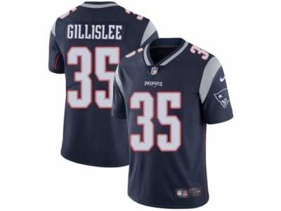Men's Nike New England Patriots #35 Mike Gillislee Vapor Untouchable Limited Navy Blue Team Color NFL Jersey
