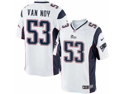 Men's Nike New England Patriots #53 Kyle Van Noy Limited White NFL Jersey