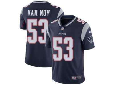 Men's Nike New England Patriots #53 Kyle Van Noy Vapor Untouchable Limited Navy Blue Team Color NFL Jersey