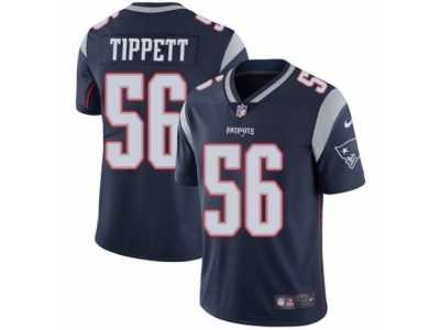 Men's Nike New England Patriots #56 Andre Tippett Vapor Untouchable Limited Navy Blue Team Color NFL Jersey