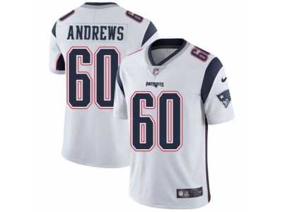 Men's Nike New England Patriots #60 David Andrews Vapor Untouchable Limited White NFL Jersey