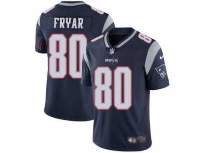 Men's Nike New England Patriots #80 Irving Fryar Vapor Untouchable Limited Navy Blue Team Color NFL Jersey