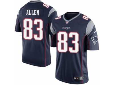 Men's Nike New England Patriots #83 Dwayne Allen Limited Navy Blue Team Color NFL Jersey