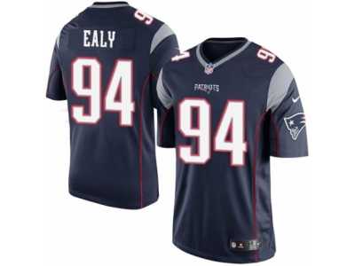 Men's Nike New England Patriots #94 Kony Ealy Limited Navy Blue Team Color NFL Jersey