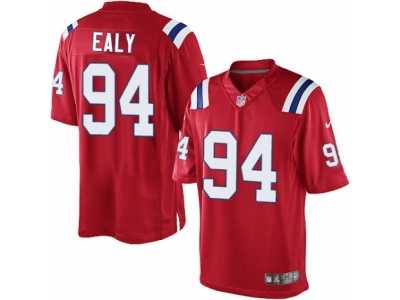 Men's Nike New England Patriots #94 Kony Ealy Limited Red Alternate NFL Jersey