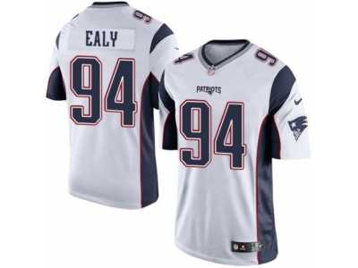 Men's Nike New England Patriots #94 Kony Ealy Limited White NFL Jersey