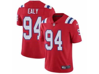 Men's Nike New England Patriots #94 Kony Ealy Vapor Untouchable Limited Red Alternate NFL Jersey