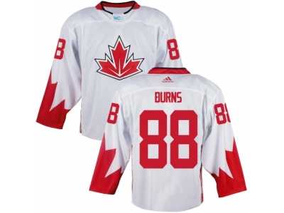 Men Adidas Team Canada #88 Brent Burns White 2016 World Cup Ice Hockey Jersey