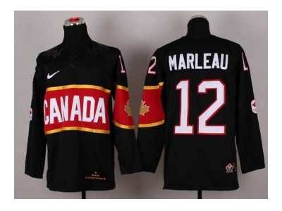 nhl jerseys team canada #12 marleau black[2014 winter olympics]