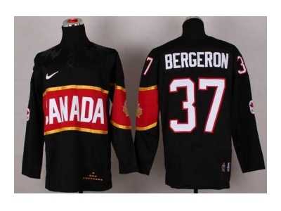 nhl jerseys team canada #37 bergeron black[2014 winter olympics]