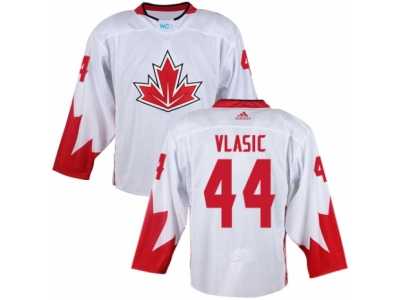 Youth Adidas Team Canada #44 Marc-Edouard Vlasic Premier White Home 2016 World Cup Ice Hockey Jersey