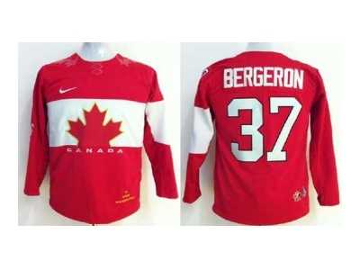 youth nhl jerseys team canada #37 bergeron red[2014 winter olympics]