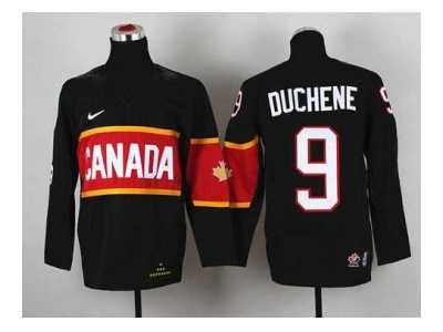youth nhl jerseys team canada #9 duchene black[2014 winter olympics]