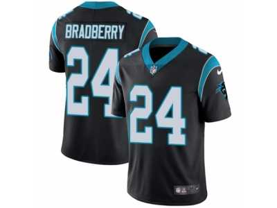 Men's Nike Carolina Panthers #24 James Bradberry Vapor Untouchable Limited Black Team Color NFL Jersey