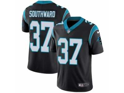 Men's Nike Carolina Panthers #37 Dezmen Southward Black Team Color Vapor Untouchable Limited Player NFL Jersey
