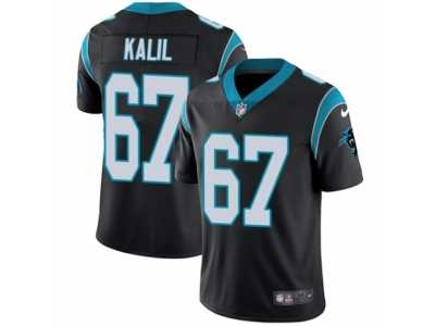 Men's Nike Carolina Panthers #67 Ryan Kalil Vapor Untouchable Limited Black Team Color NFL Jersey