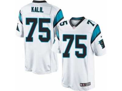 Men's Nike Carolina Panthers #75 Matt Kalil Limited White NFL Jersey