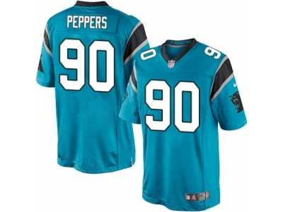 Men's Nike Carolina Panthers #90 Julius Peppers Limited Blue Alternate NFL Jersey
