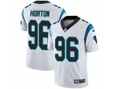 Men's Nike Carolina Panthers #96 Wes Horton Vapor Untouchable Limited White NFL Jersey