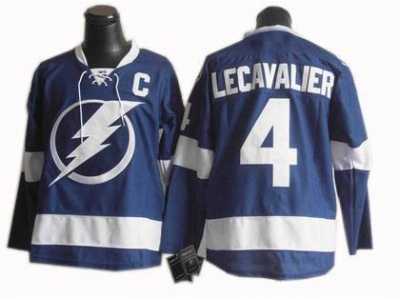 Tampa Bay Lightning #4 Vincent LeCavalier blue
