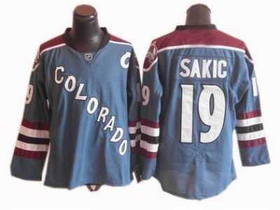 Colorado Avalanche #19 Joe Sakic jersey blue