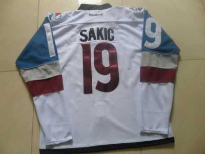 NHL Colorado Avalanche #19 Joe Sakic White 2016 Stadium Series Jerseys