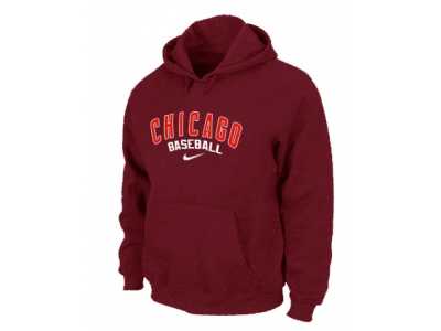 Chicago Cubs Pullover Hoodie RED
