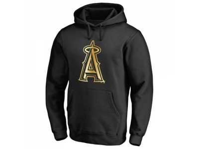 Los Angeles Angels of Anaheim Gold Collection Pullover Hoodie Black