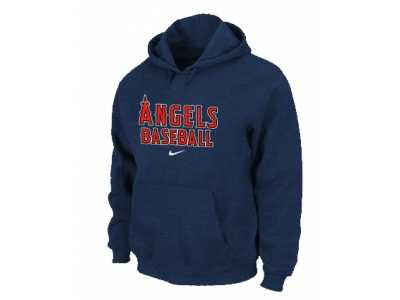 Los Angels of Anaheim Pullover Hoodie D.Blue