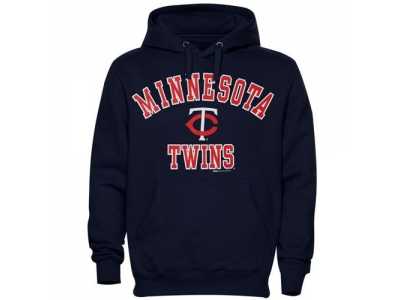 Minnesota Twins Fastball Fleece Pullover Navy Blue MLB Hoodie