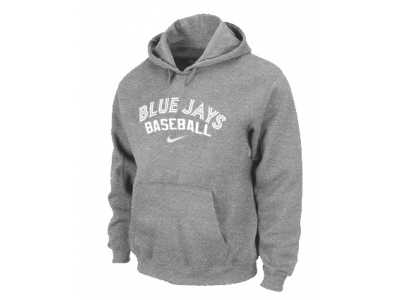 Toronto Blue Jays Pullover Hoodie Grey