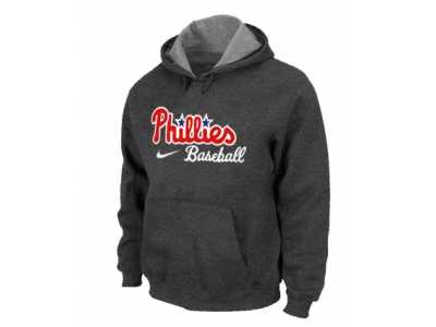 Philadelphia Phillies Pullover Hoodie D.Grey