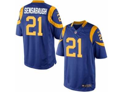 Men's Nike Los Angeles Rams #21 Coty Sensabaugh Limited Royal Blue Alternate NFL Jersey