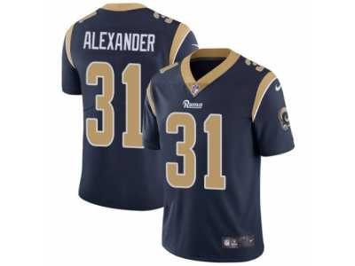 Men's Nike Los Angeles Rams #31 Mo Alexander Vapor Untouchable Limited Navy Blue Team Color NFL Jersey
