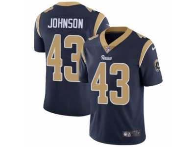 Men's Nike Los Angeles Rams #43 John Johnson Vapor Untouchable Limited Navy Blue Team Color NFL Jersey