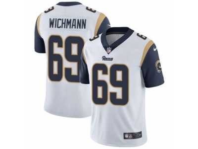 Men's Nike Los Angeles Rams #69 Cody Wichmann Vapor Untouchable Limited White NFL Jersey
