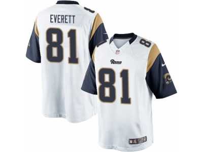 Men's Nike Los Angeles Rams #81 Gerald Everett Limited White NFL Jersey