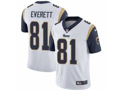 Men's Nike Los Angeles Rams #81 Gerald Everett Vapor Untouchable Limited White NFL Jersey