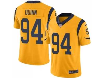 Nike Los Angeles Rams #94 Robert Quinn Gold Men's Stitched NFL Limited Rush Jersey