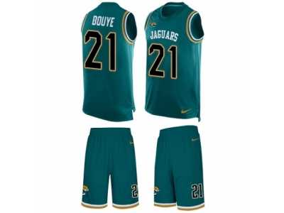 Men's Nike Jacksonville Jaguars #21 A.J. Bouye Limited Teal Green Tank Top Suit NFL Jersey