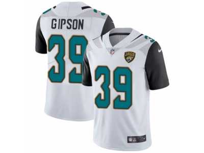 Men's Nike Jacksonville Jaguars #39 Tashaun Gipson White Vapor Untouchable Limited Player NFL Jersey
